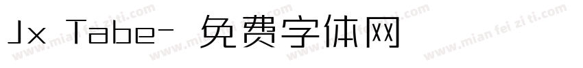 Jx Tabe字体转换